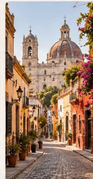 Calle colonial de México